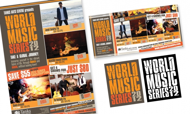 Tanks Arts Centre | 'World Music Series' Collateral